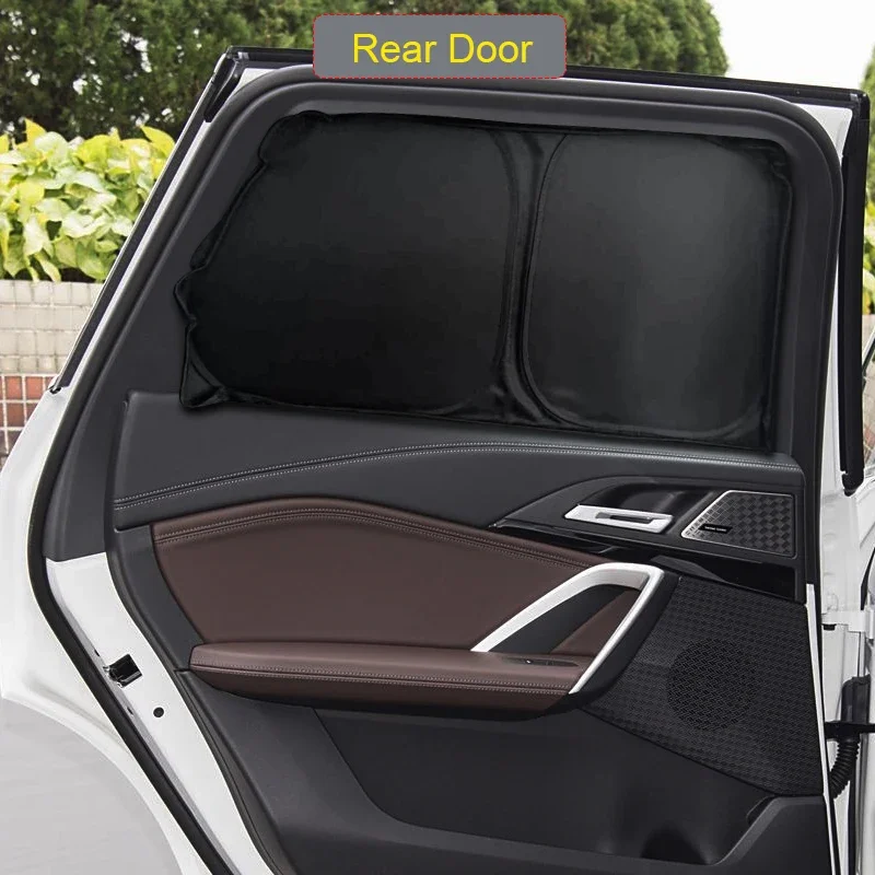 Car Black Windows Privacy Sunshade Anti-UV Heat Insulation Protect Cover Interior Accessories For BMW X1 IX1 U11 2023-Present