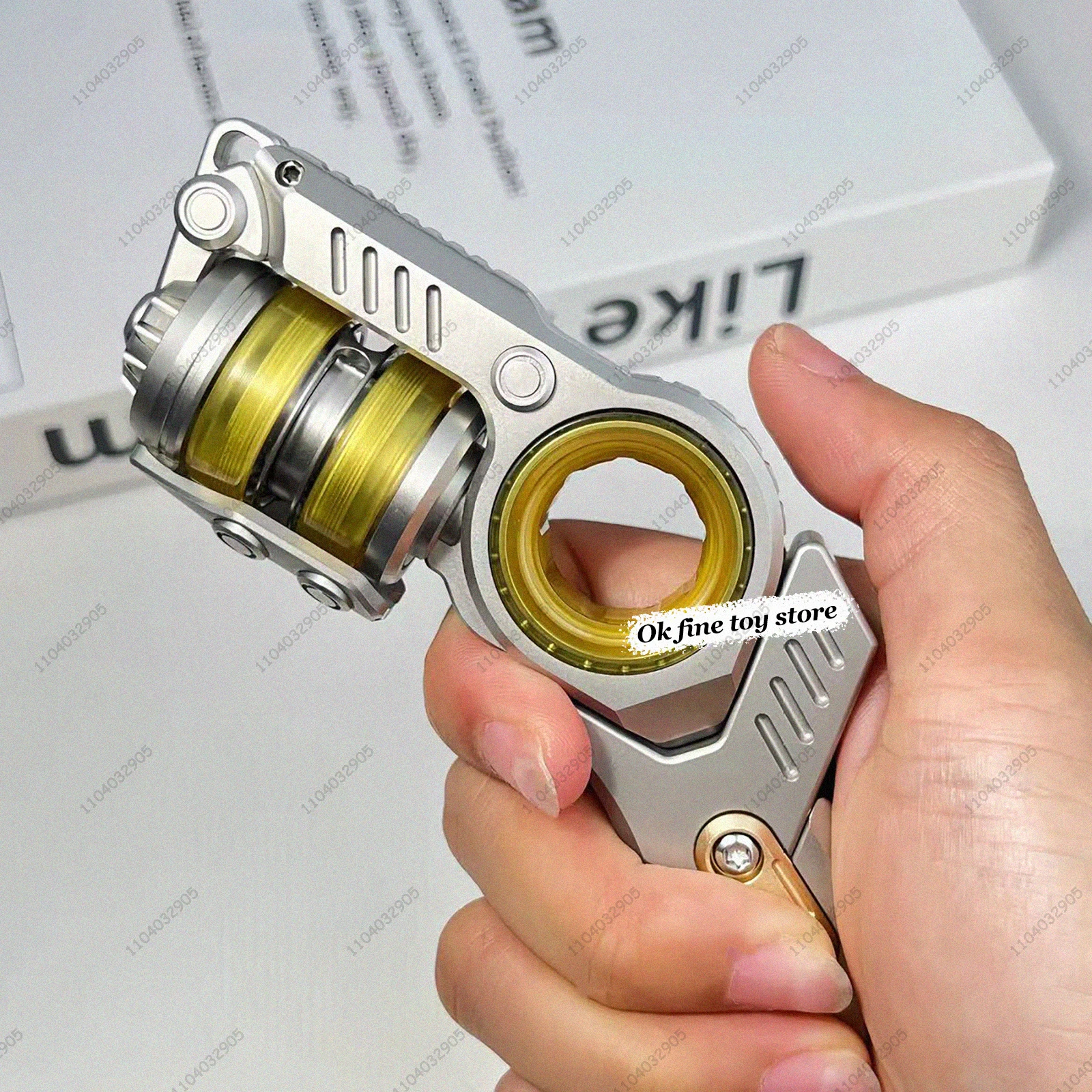 EDC Wielofunkcyjny Spinner Antystresowy z Mechanizmem Flip, Wahadłem, Grzechotką, Czarny Gadżet Technologiczny, Prezent Redukujący Stres
