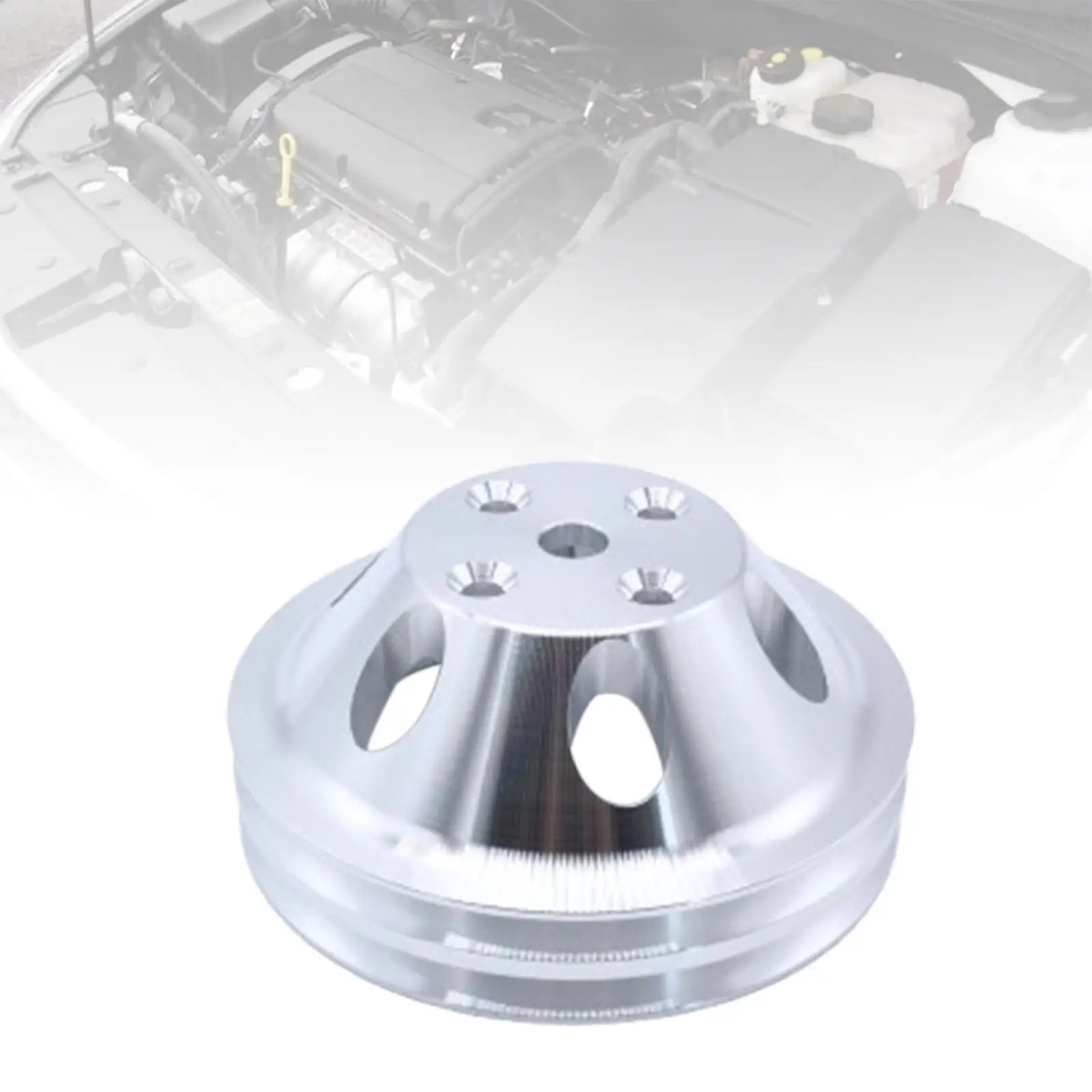 Water Pump Pulley Long Pump High Performance 2 Grooves for Lwp Sbc 350