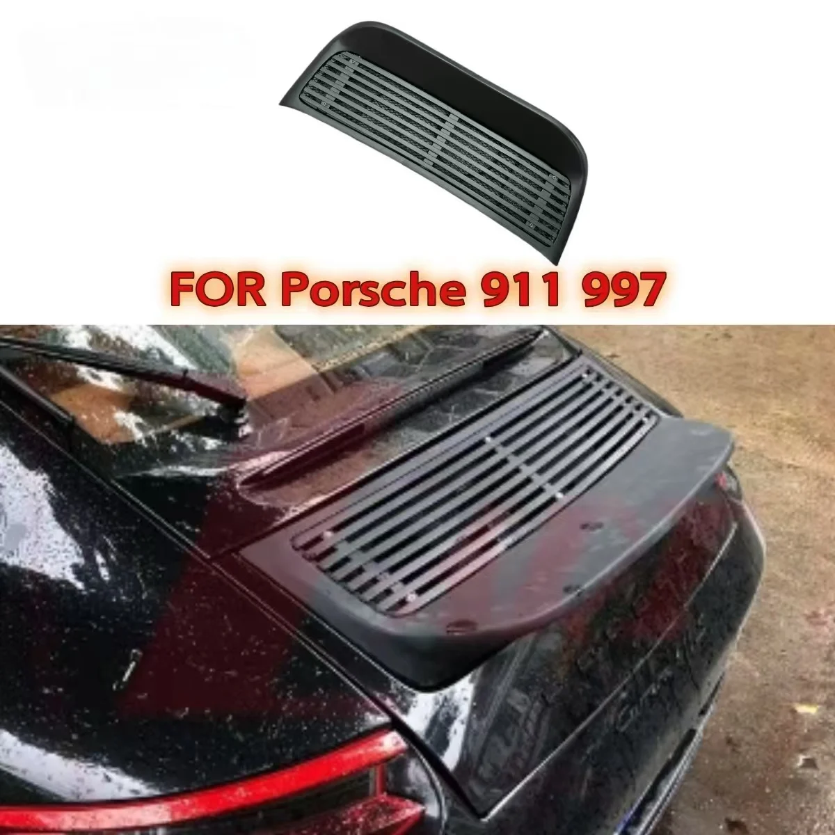 

Dry Carbon Fiber Duck Tail Wing For Porsche 911 997.1 997.2 Rear Trunk Lid Spoiler Classic Ducktail Splitter Body Kit