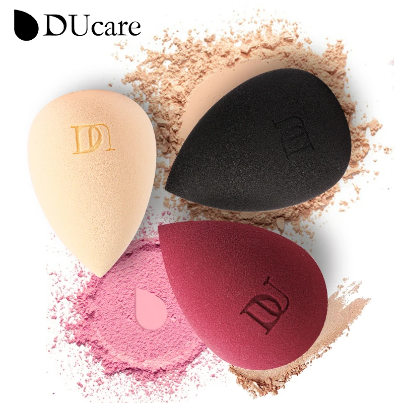 DUcare Makeup Sponge Water Drop Cosmetic Makeup Puff Set per fondotinta Concealer Cream Make Up Soft Sponge Puff Wet and Dry Use