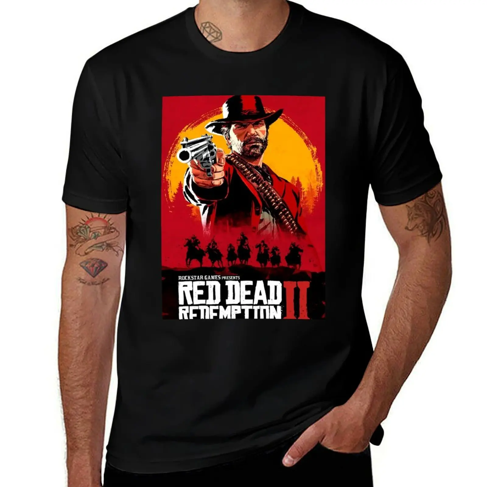 amazing art works of rdr 1 and 2 online best game T-Shirt football t shirt plus sizes mens fashion