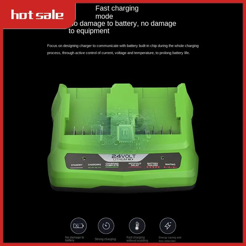 

1 PCS Li- Battery Charger Battery Charger Electric Tool Wrench Drill Saw EU Plug For Greenworks