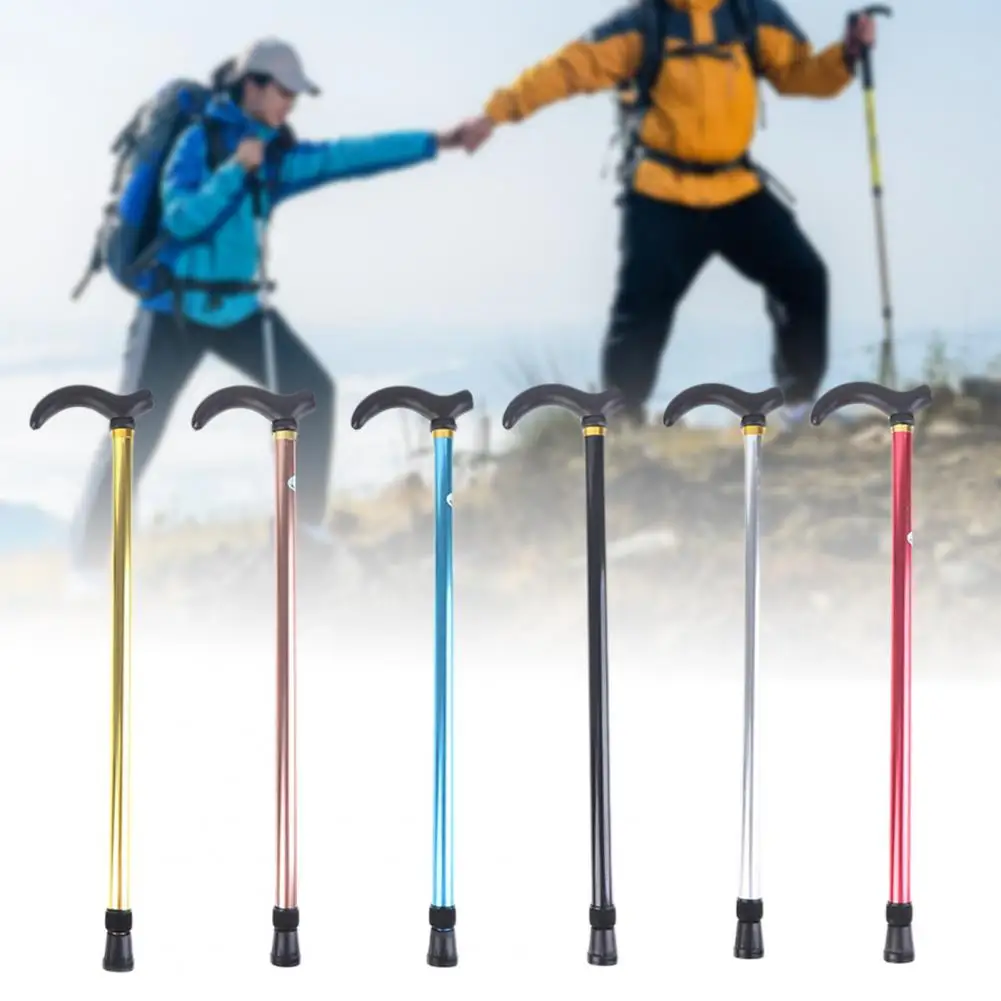 Anti-skid Walking Stick Trekking Pole Ergonomic Handle Adjustable Walking Stick for Women Men Stable Anti-skid for Comfort