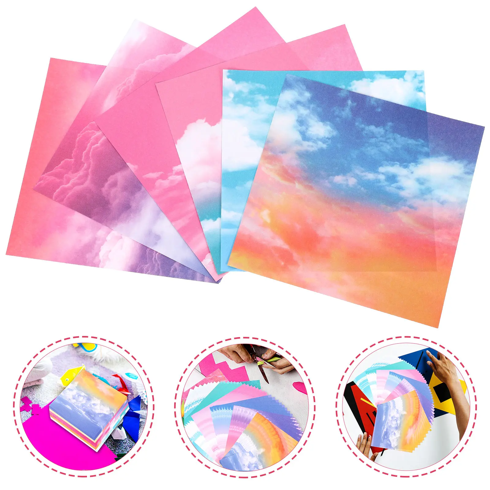200-sheets-crafts-folding-paper-double-sided-colored-origami-diy-crafting-scrapbook