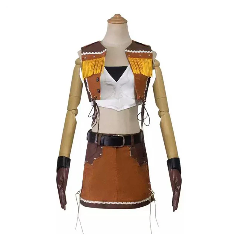 

Athemis Final Fantasy Tifa Lockhart Cosplay Costume Custom Made Women Dress for Christmas Halloween cosplay costume men women