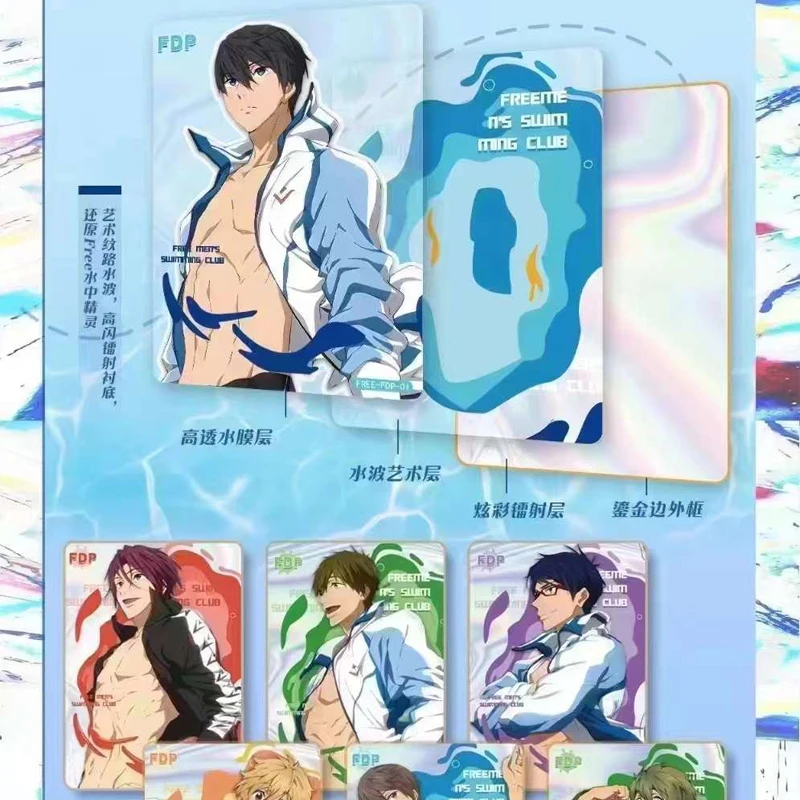 Sexy Anime Men Male God Nude Card ACG Boy Uniform Temptation Collection Abs Sexy Boys Limited Sale Cards Girls Birthday Gifts