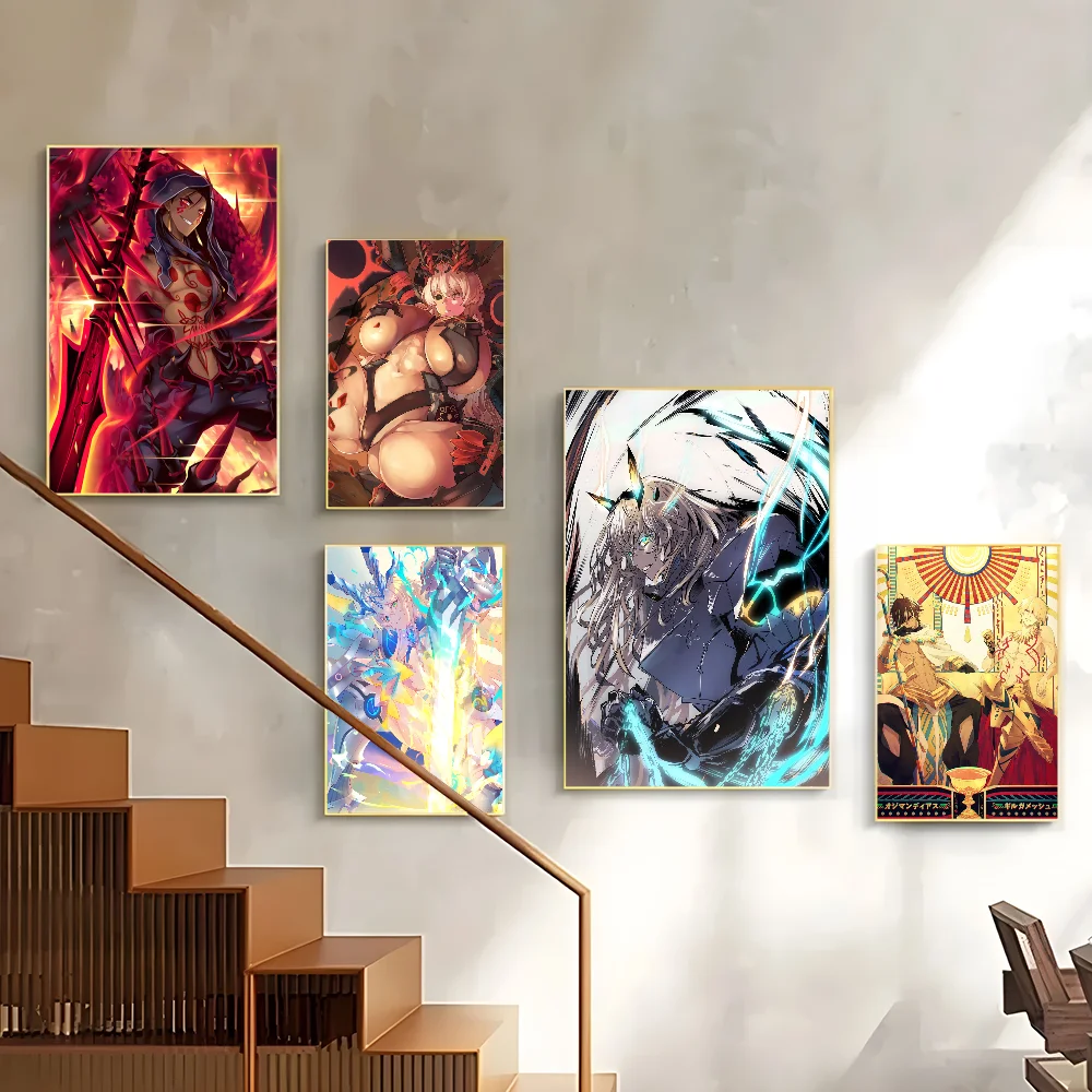 

1pc Game Anime Fate Grand Order Barghest Poster Corridor Wall Art Printing Waterproof Home Living Bed Room Decor