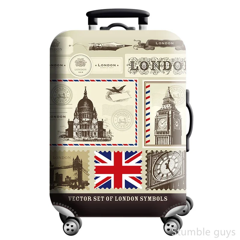 

Durable Elastic Anti-Scratch Luggage Cover Protective Dustproof Suitcase Sleeve Reliable Travel Accessory Fits Rolling Luggage