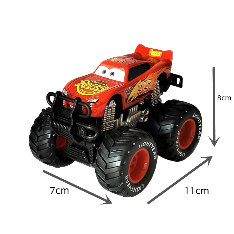 Disney Pixar Cars Mater Lightning McQueen Jackson Storm Big Wheel Offroad Vehicle Pullback Force Cars Model Toys Birthday Gifts