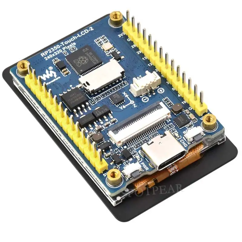 Picture 6: 2 inch Raspberry Pi Pico 2 RP2350 240x320 LCD Capacitive TouchScreen Development Board Display QMI8658 6-Axis /OV5640 Camera /SD