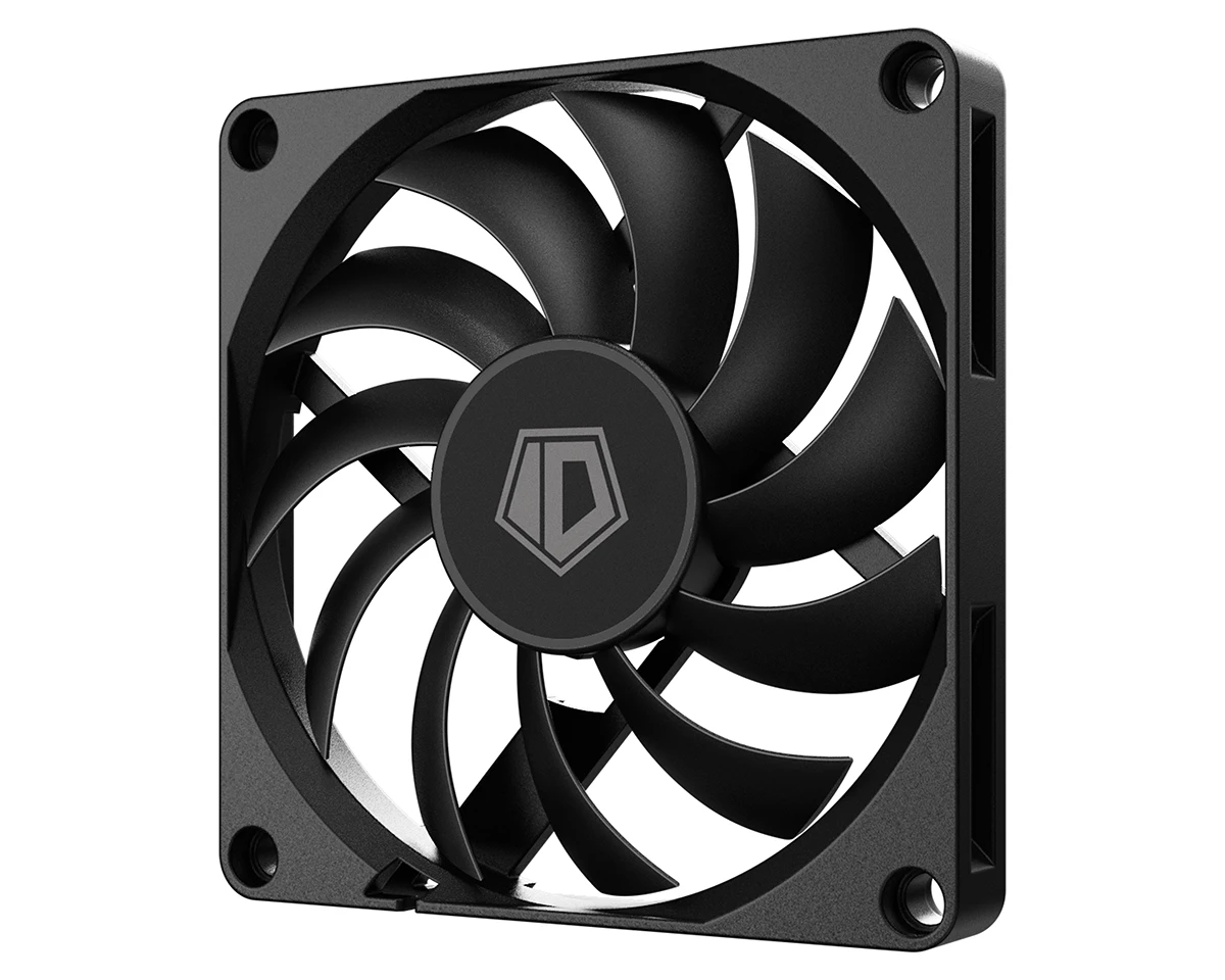 ID-COOLING NO-8010-PWM Case Fan 80*10mm Mini Fan All Black CPU Cooling Fan Addressable PWM Fan for CPU/GPU Cooler