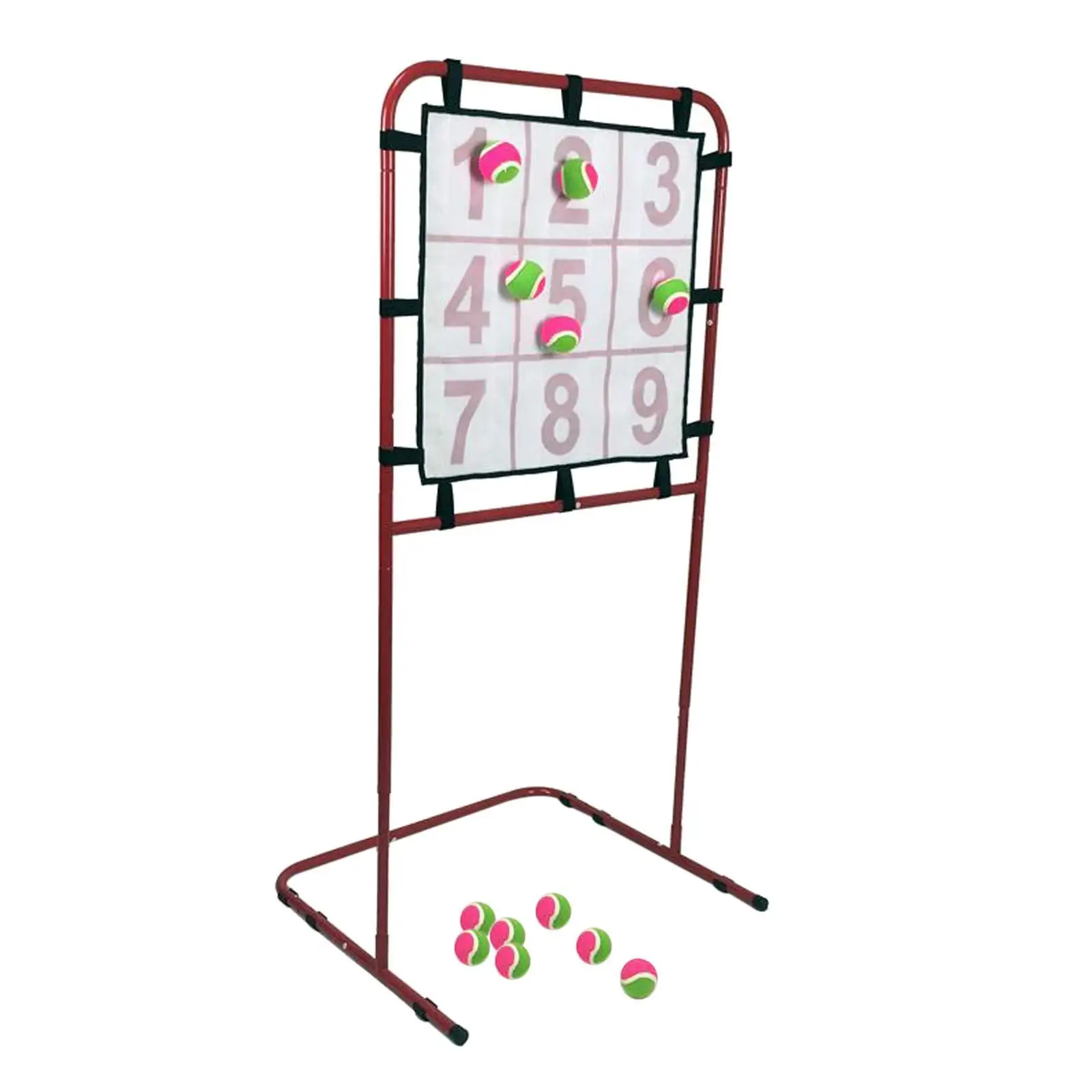 

9 Pocket Softball Pitching Net,Practice Throwing and Hitting,Numbered Pitching