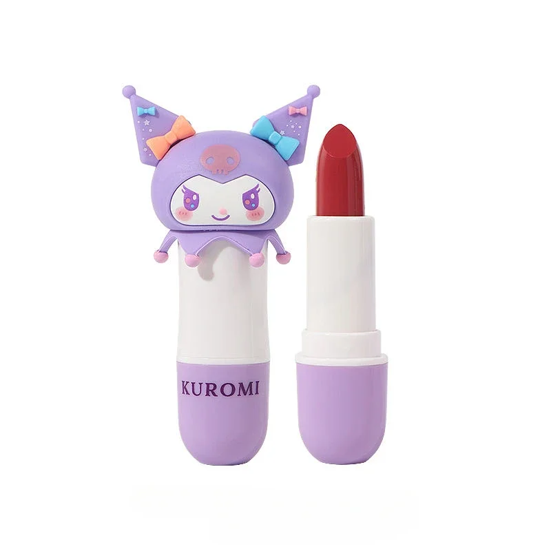 MINISO Kuromi Melody Cute Cartoon Moisturizing Light Color Lasting Moisturize Lipstick Base Student Lip Balm Hydrate Supplies