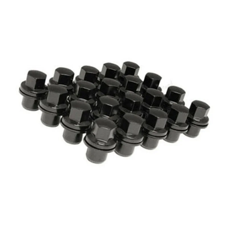 5/10Pcs Black Lug Nuts M14X1.5 Fit For Land Range Rover Sport HSE LR3 LR4 LR2 Wheels