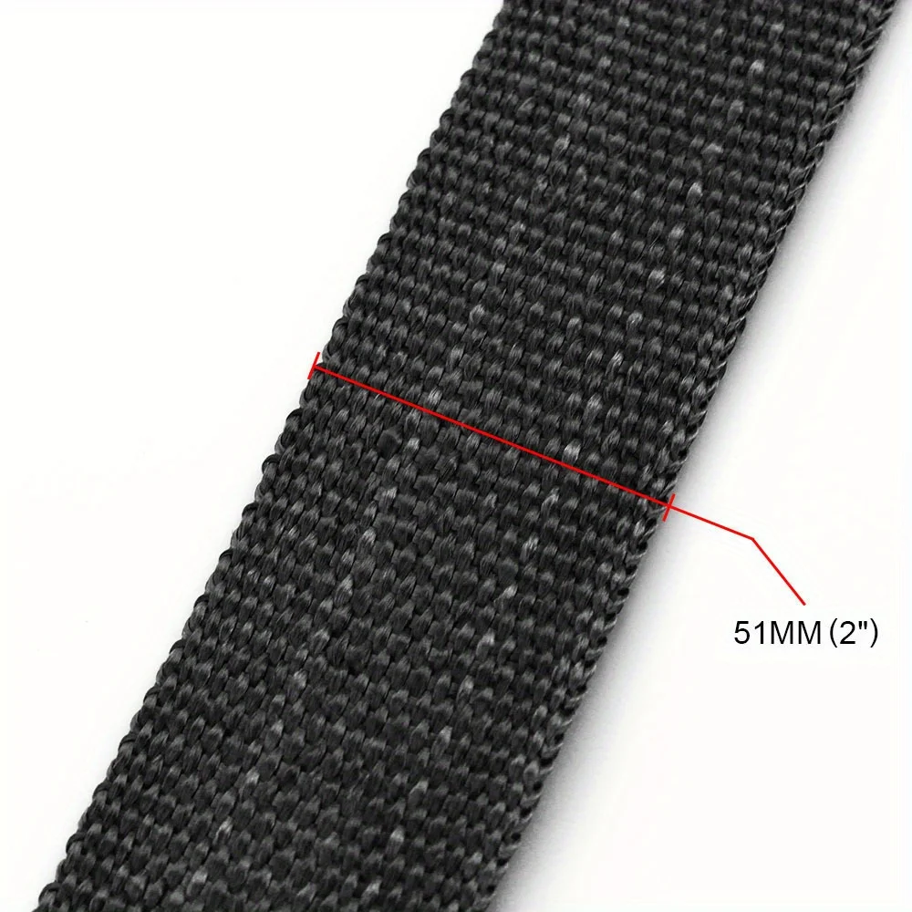 A roll of white heat-resistant cloth for motorcycle and car exhaust pipe modification, measuring 10 meters in length, 50 millime