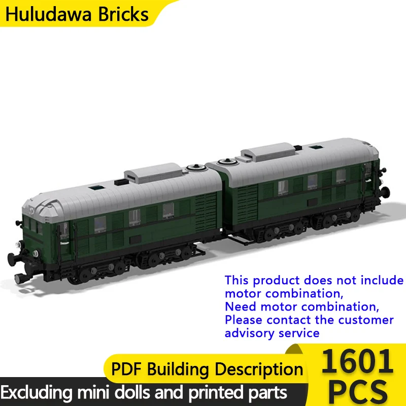 

City Car Model MOC Building Bricks BR V188 Diesel Locomotive Modular Technology Gifts Holiday Assemble Children Toys Suit