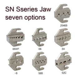 Crimping tool pliers Alloy jaws SN-2546B 58B 02C 03H 06WF X6 / 06 48BS used for crimping terminals，Jaw slot width 4mm