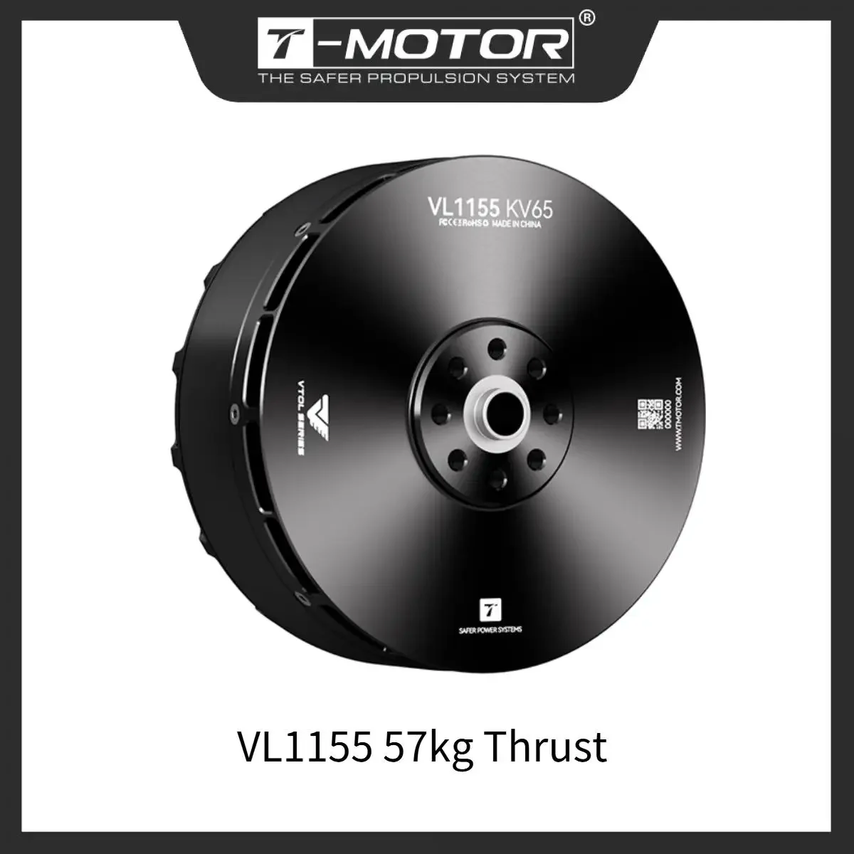 

T-MOTOR VL1155 Brushless Motor Long-Range VTOL Drone with 57kg Thrust Propulsion Systems for Fixed-Wing Aircraft Drone DIY Parts