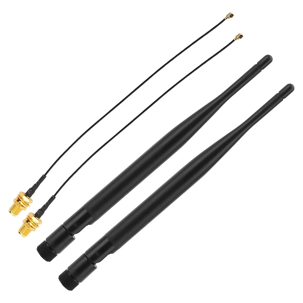 

2pcs Antenna Cable For Gateway,router,communication Docking Station 915MHz For LoRa Antenna Indoor 5dBi Gain For SMA Male