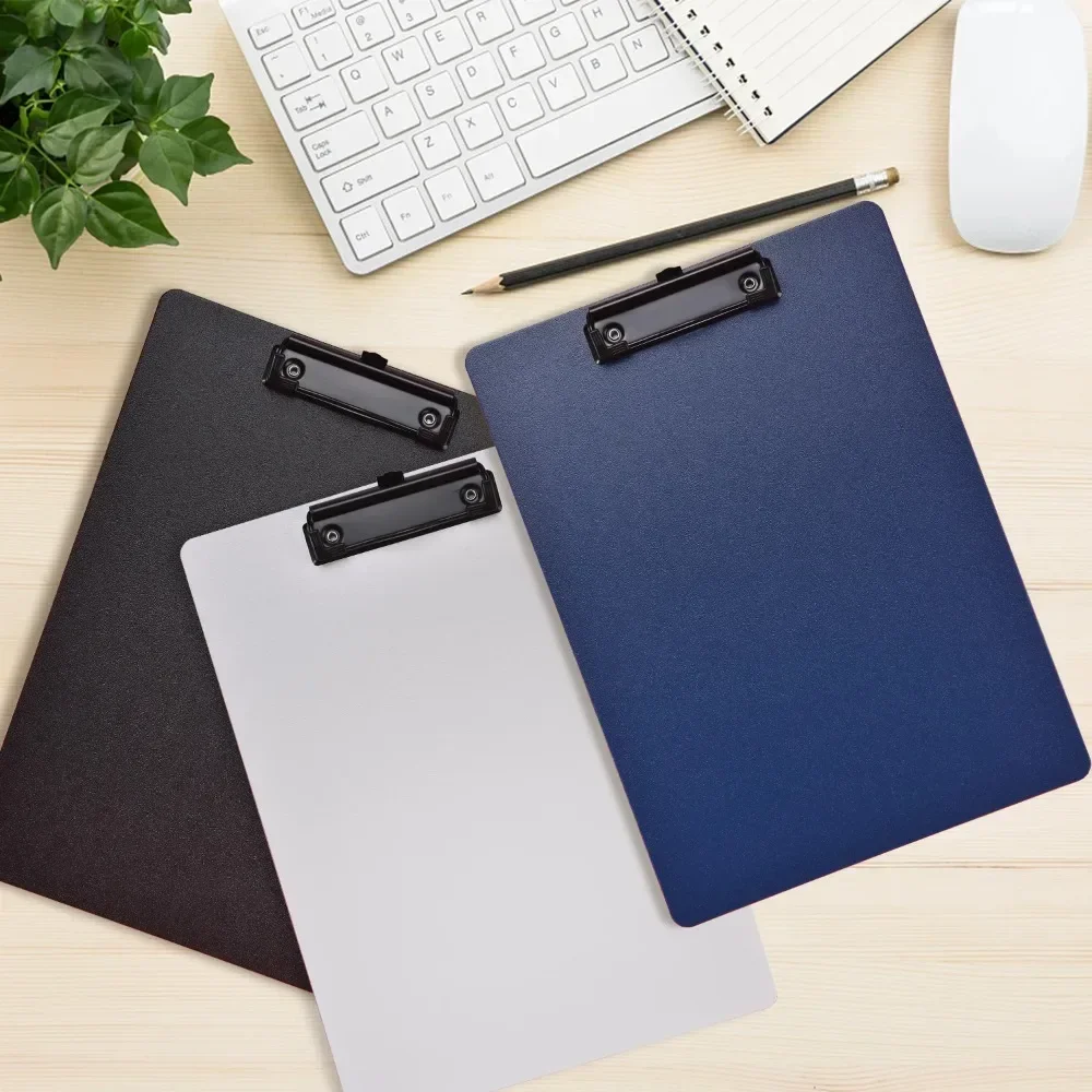 1PC A5 File Folder Clipboard Writing Pad Memo Clip Board Clips Test Paper Storage Organizer School Supplies Office Stationary