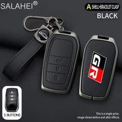 Remoto Car Key Case Capa, acessório para Toyota GR, RAV4, Crown Hilux, Fortuner, Corolla SE, 2023, Camry, Yaris, Land Cruiser, Prado, Venza