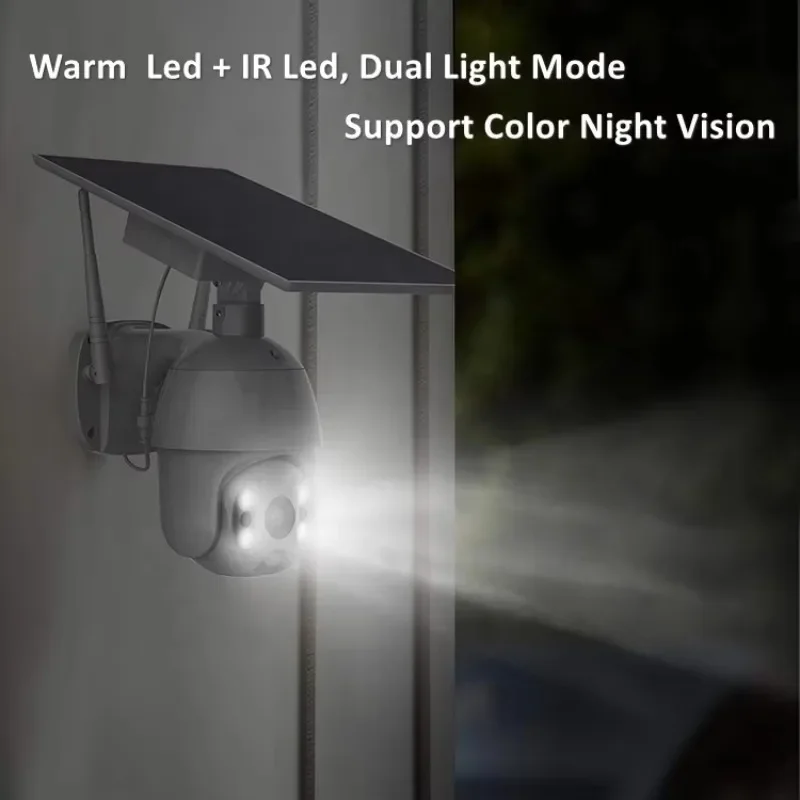 Aplicación S10 4MP 2MP. Ubox Outdoor Smart 4G Cámara PTZ inalámbrica Seguridad WIFI CCTV Cámara solar con tarjeta SIM