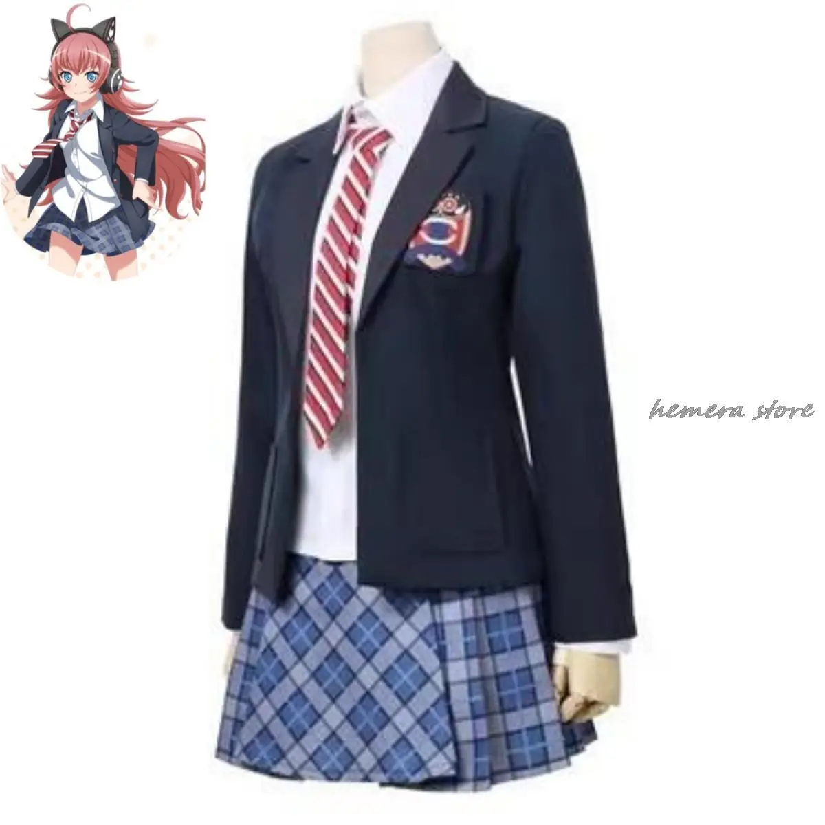 Anime BanG Dream! CHU² CHU Cosplay Costume Burn Out!!! RAISE A SUILEN Tamade Chiyu School Uniform Man Woman Sexy Halloween Suit