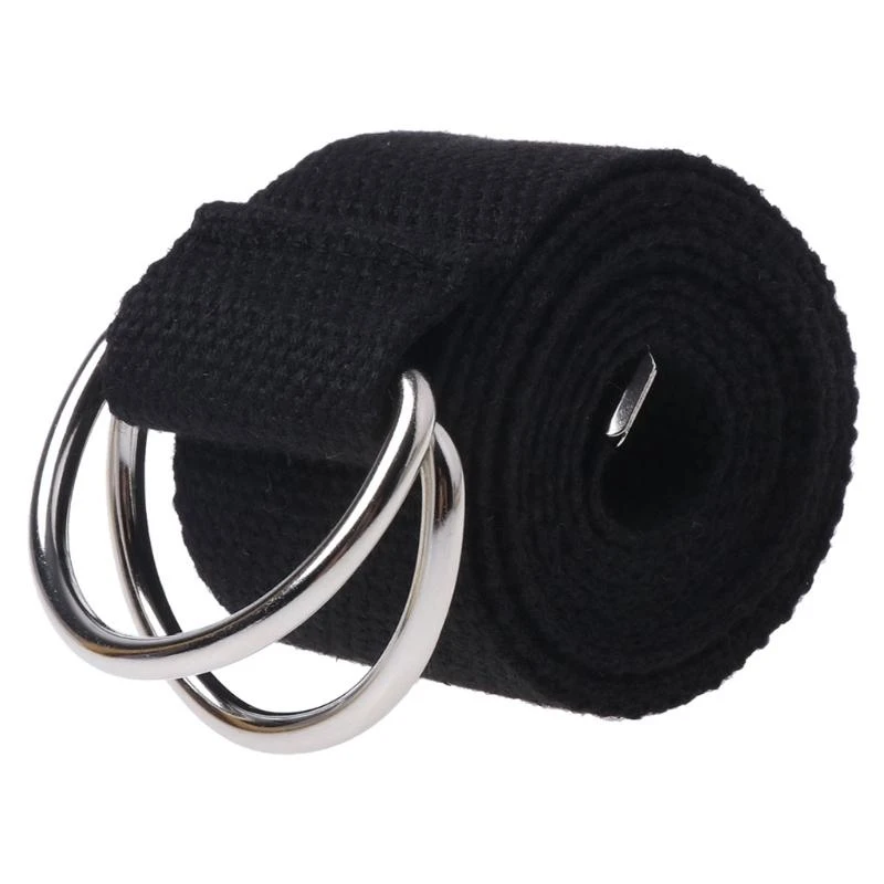 R1WEWEAGER RAGAZZI GIORNI STUDENTI DOPPIO RINGHLE CINTURA CANDA CANVA