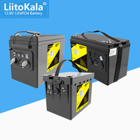 LiitoKala 12V 120Ah 150Ah 200Ah LiFePO4 Battery For RV Campers Golf Cart Off-Road Off-grid Solar Wind QC3.0 Type-C USB output