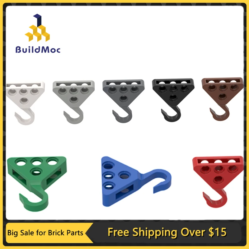 

1Pc MOC Parts 70644 High-tech Hook Large Metal Compatible Bricks DIY Assmble Building Blocks Particle Kid Puzzle Brain Toy Gift