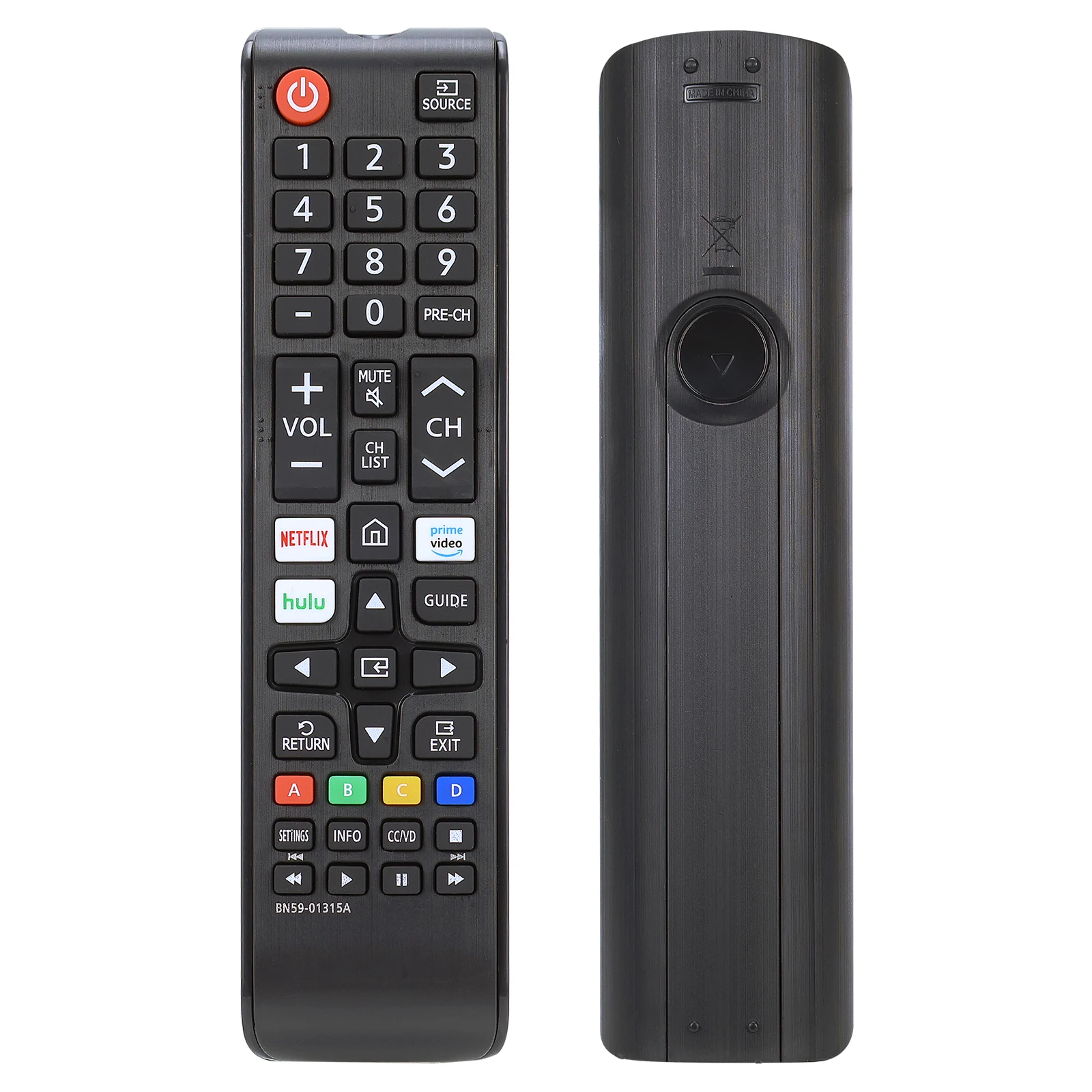 AULCMEET BN59-01315A Replacement Remote Control Fit for Samsung Smart HDTV UN55RU7100FXZA UN55RU710D UN55RU710DFXZA UN55RU7200 U