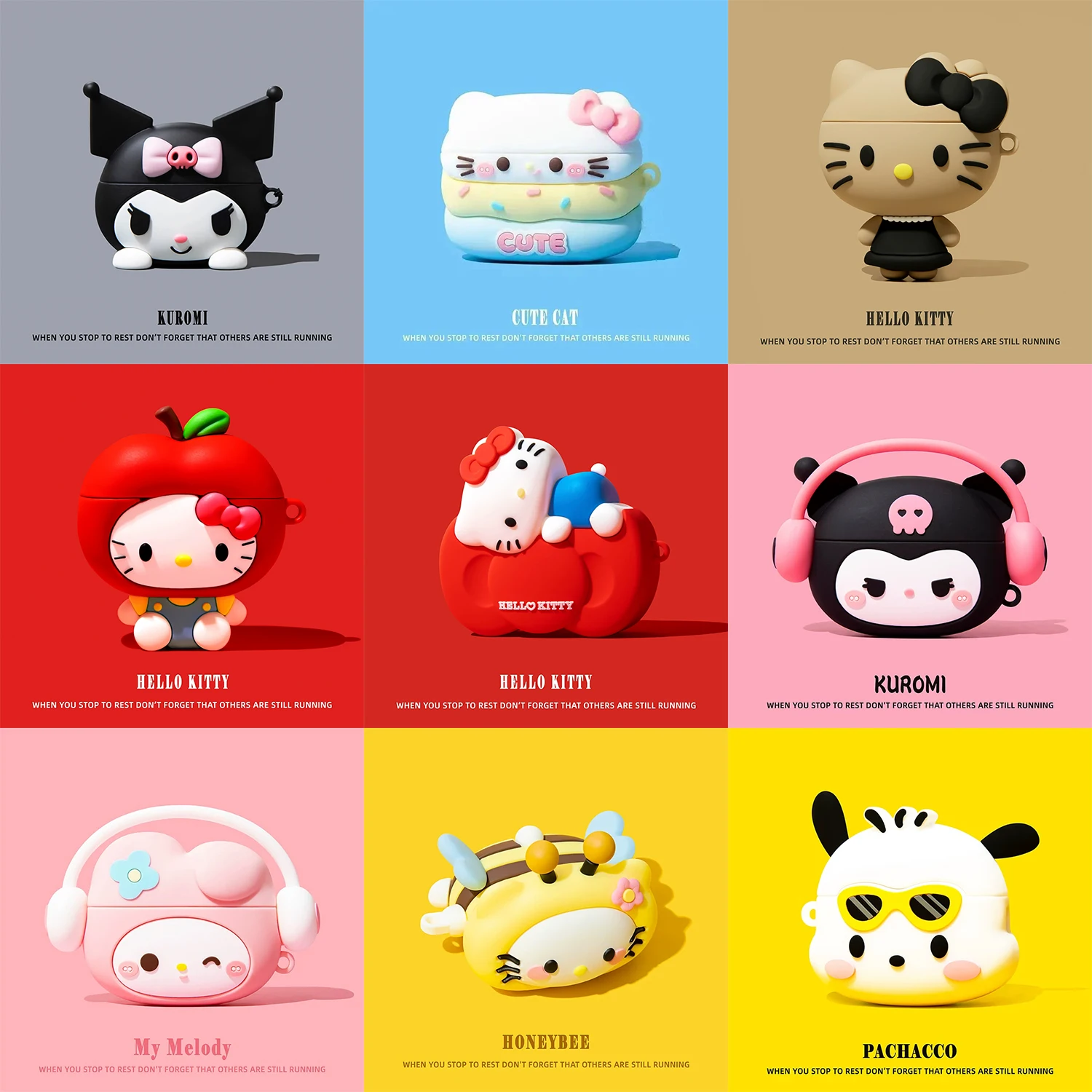 Cartoon 3D Silicone…