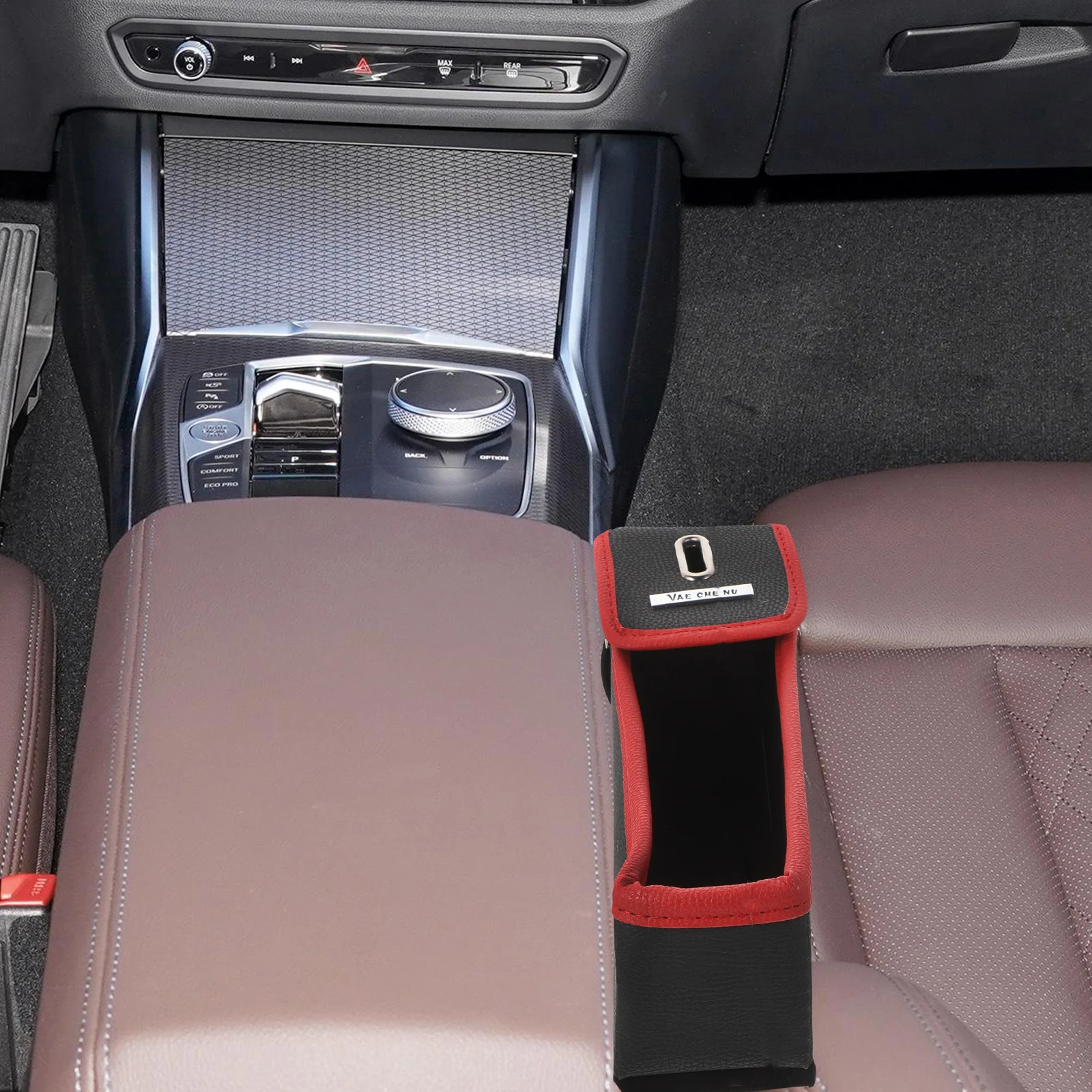

Car Seat Storage Box Console Organizer Side Pocket Cup Holder Durable Material Fits Gaps Keeps Tidy Car Interior Accessories