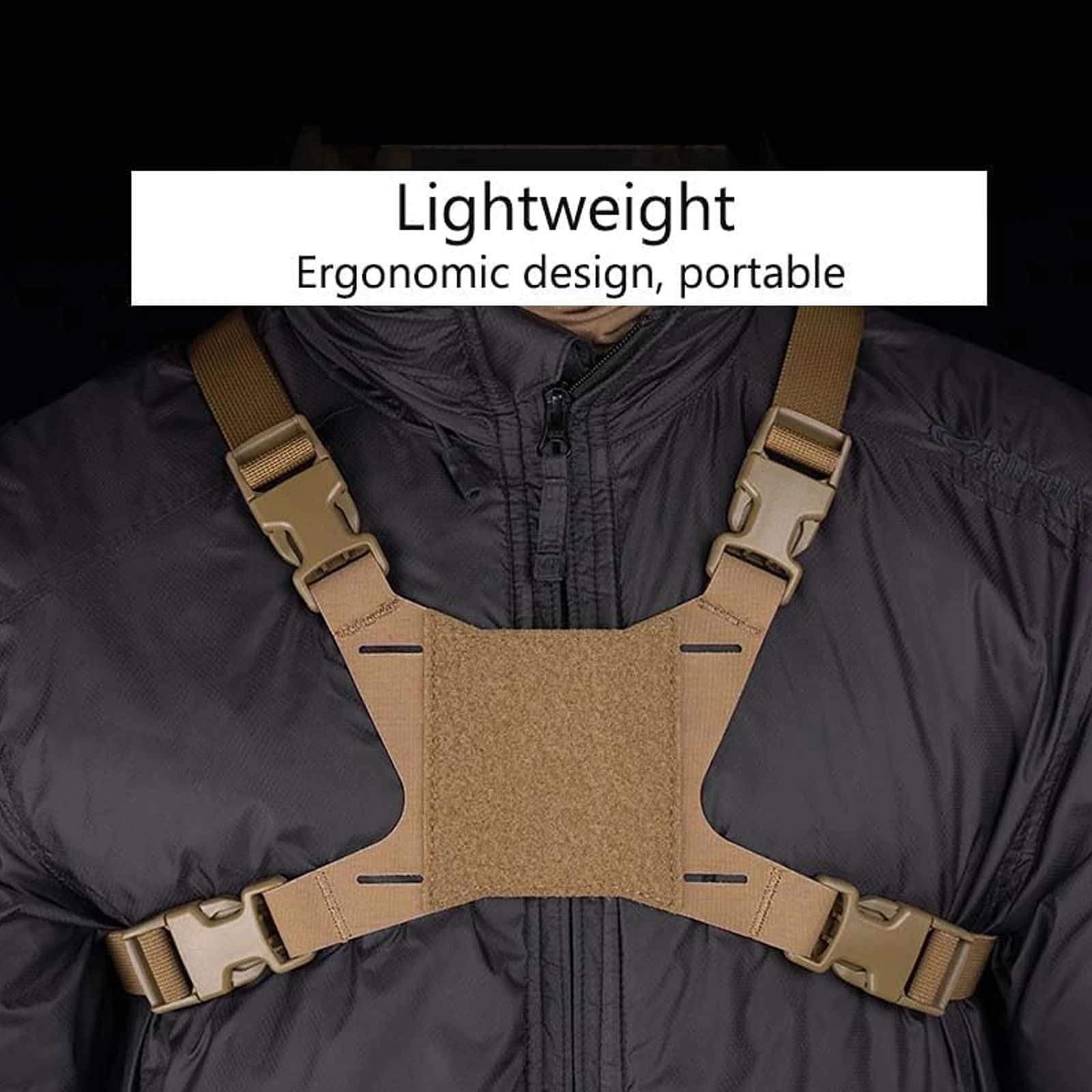 Versatile and Durable Shoulder Strap System Designed for Tactical Vests Phone Navigation Board Bracket Fixing Strap