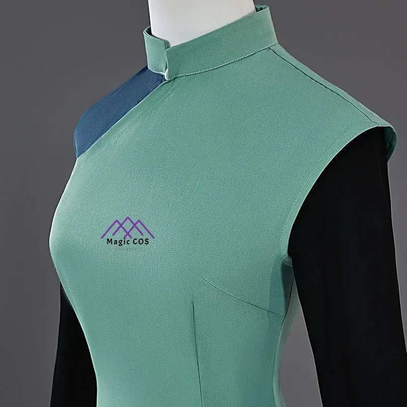 أنيمي مقص سبعة الساموراي شيسان Meihua تأثيري حلي شعر مستعار القاتل ثلاثة عشر كوس موحدة شعر مستعار ازياء للنساء فستان رائجة البيع