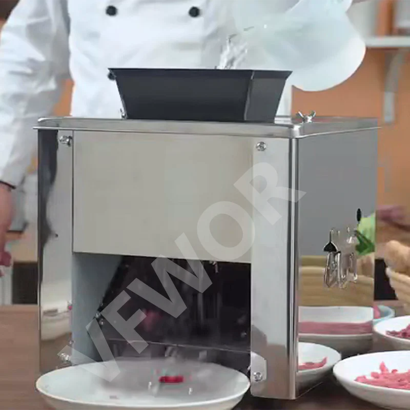 Commercial Meat Cutting Machine Slice Meat Cutting Machine Cutter Chopped Meat Machine Vegetable Potato Cutter Slicer