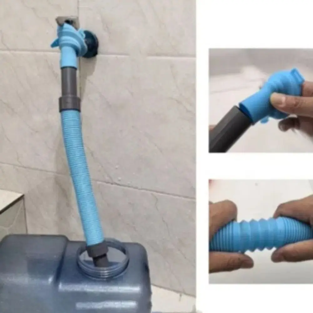 توسيع في الهواء الطلق أنابيب مياه الشرب مع حقيبة حمل تلسكوبي المياه ملء خرطوم سيليكون المحمولة التخييم دلو تحويل الأنابيب