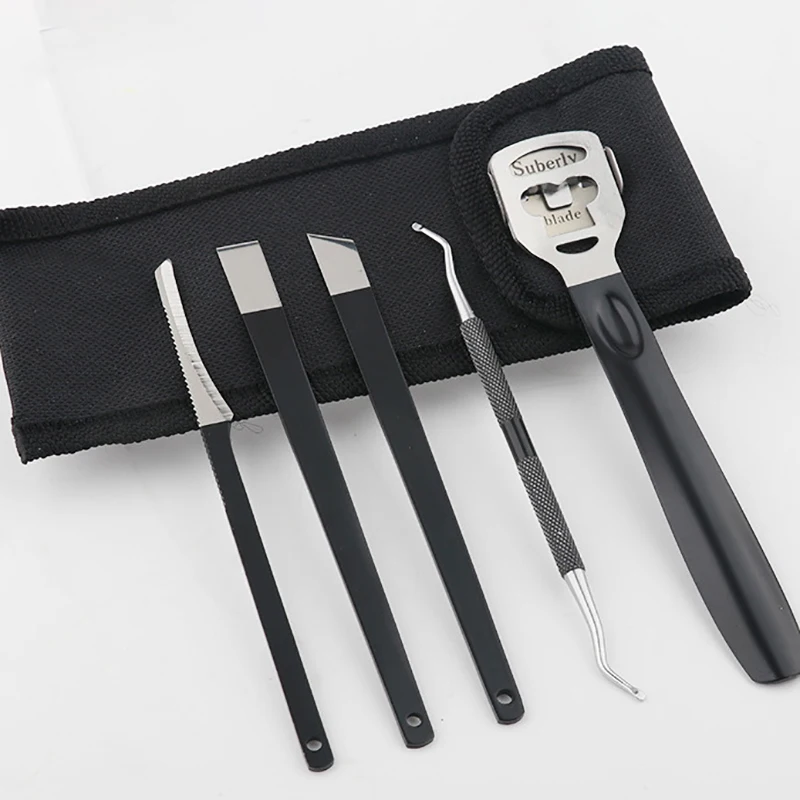 Foot Toenail Repair Knife Set Remove Dead Skin Calluses Exfoliate Manicure Care Feet Nail Nail Shaver Ingrown Cuticle Scraper