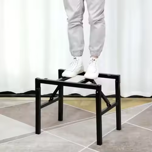 Foldable Table Leg Supports Dining Table Frames Thickened Reinforced Spring Legs Heavy-Duty Stable U-Shape Contemporary Design - Image 4