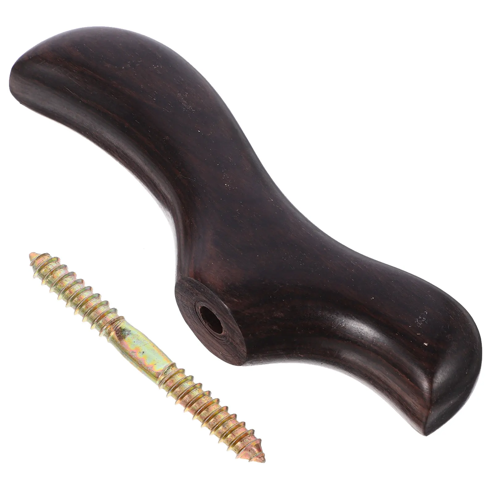 

Solid Wood Trekking Pole Handle Replacement Walking Comfortable Shock Resistant Outdoor Cane Handle