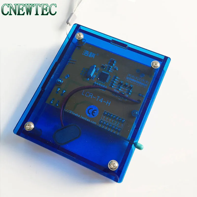 LCR-T4 Transistor Tester com Shell, ESR Capacitor, Indutância, Medidor, NPN, PNP, mais novo, LCR-T4, 2014