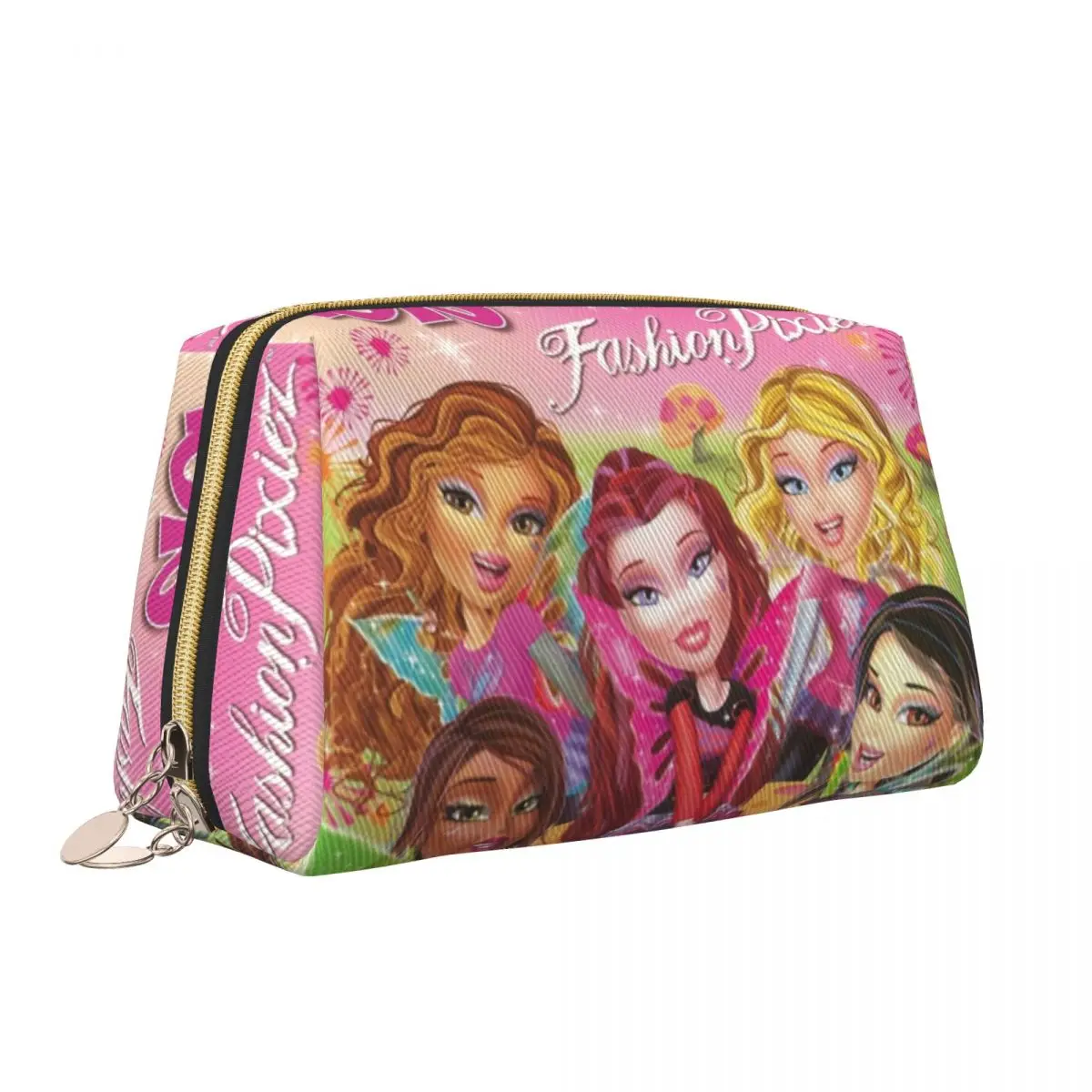 Bratz Rock Angelz borsa per il trucco per le donne organizzatore cosmetico da viaggio Kawaii Anime Animation Storage borse da toilette