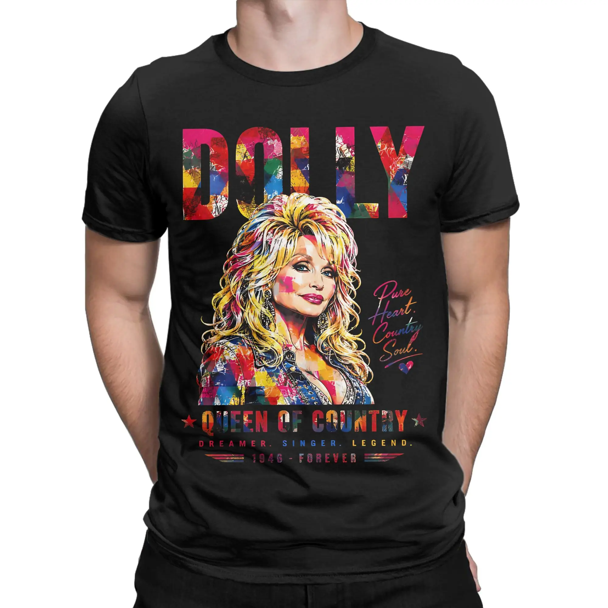 New Arrival RIP Dolly Parton T Shirt for Men Women  Cotton Tee Shirt Short Sleeve Tops