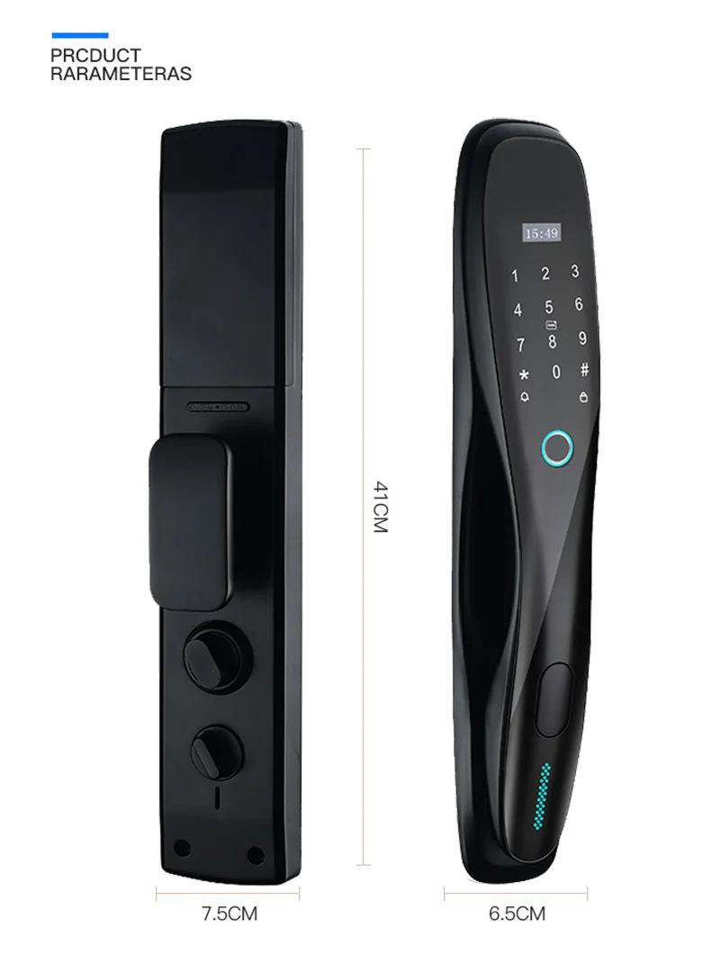 Yistar Good Quality Factory Price Mobile Remote Control WIFI Smart Fingerprint Door Lock Tuya Biometric Main Door Lock