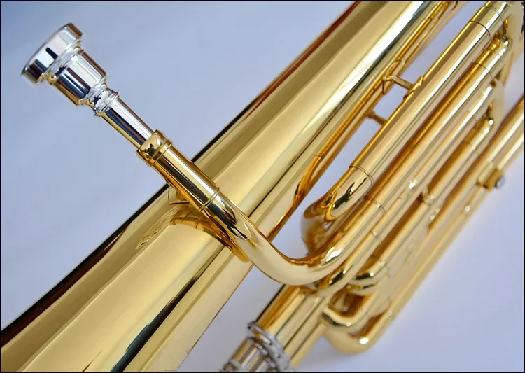 Factory Price Gold Lacquer  Brass Eb Marching Professional Euphonium Compensating