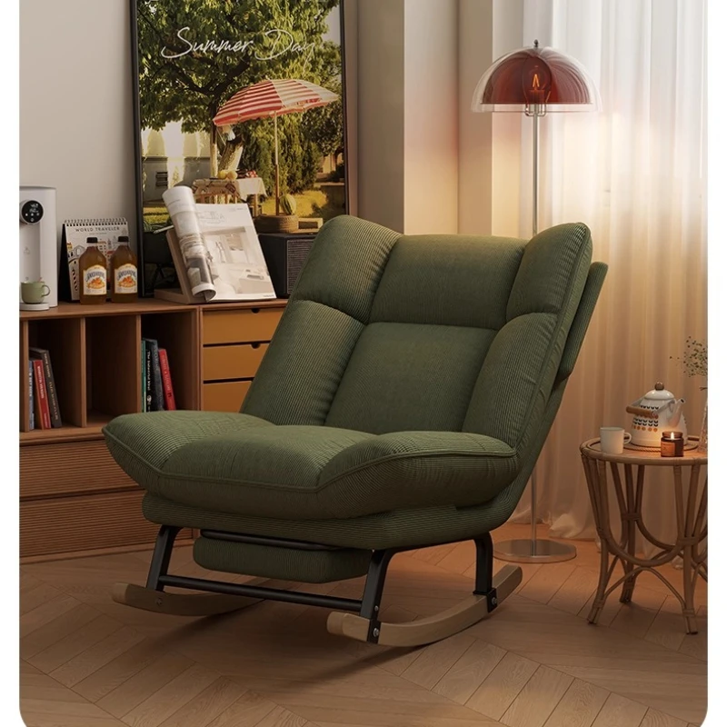 Vintage-style Rocking Chair/recliner for Adults, Suitable for Home Use, Balcony, or As A Lazy Sofa/living Room.