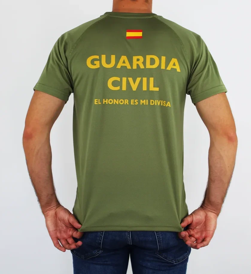 “El Honor Es Mi Divisa” Guardia Civil Verde Men T-Shirt Short Sleeve Casual 100% Cotton O-Neck Summer Tees