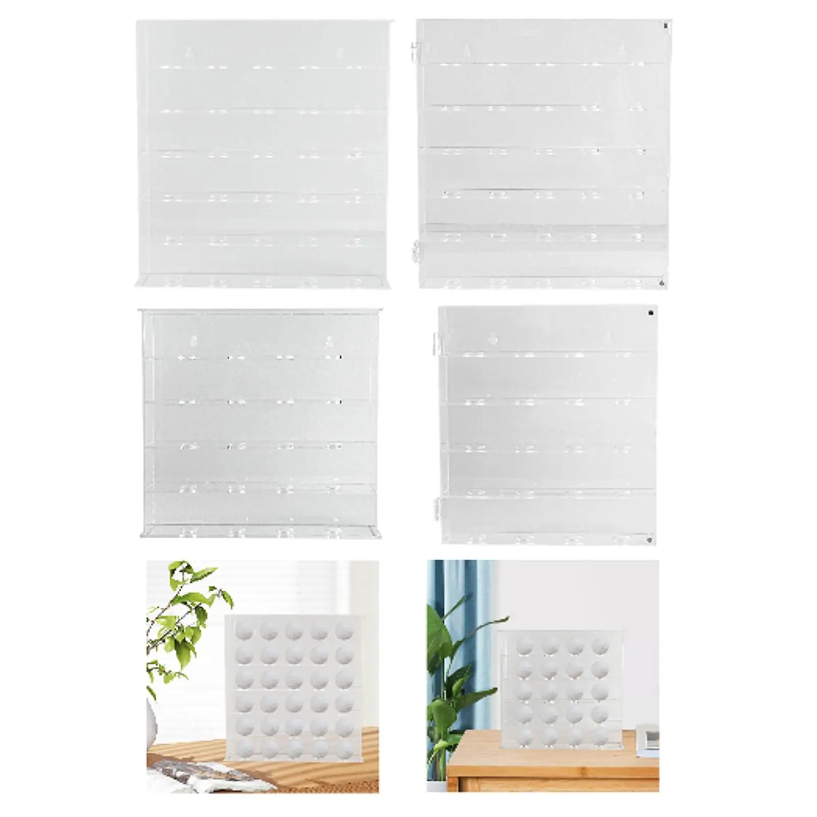 

Golf Ball Display Case Cabinet 6 Shelves Protect Transparent Showcase Premium Golf Ball Holder Golf Ball Display Rack Cabinet