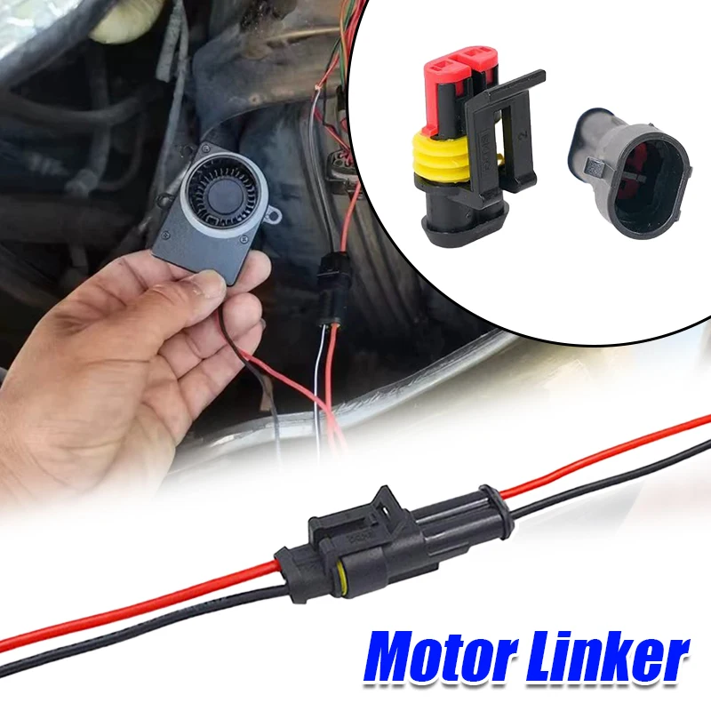 2 Pin Way Plug Waterproof Automotive Car Wire Electrical Connectors Plug With Wire For Car Motorcycle Scooter Marine 10/12/20pcs